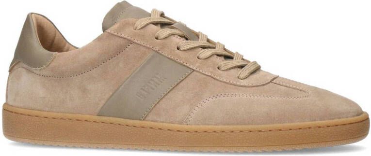 Manfield suède sneakers beige