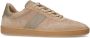 Manfield Heren Beige suède sneakers - Thumbnail 4