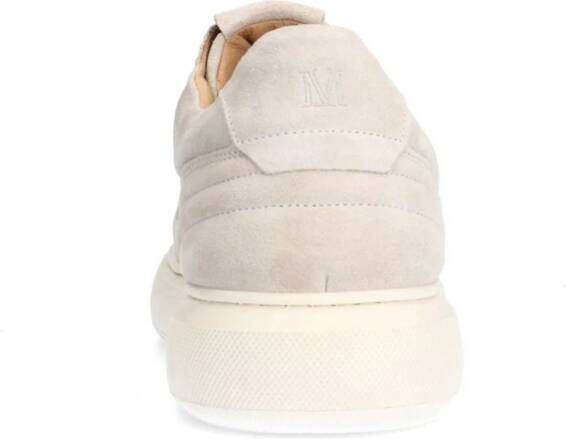 Manfield suède sneakers beige