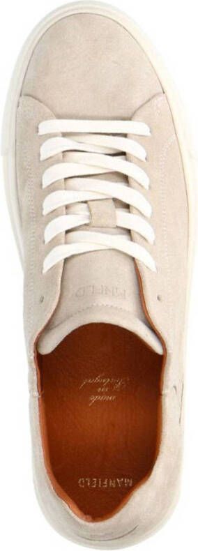 Manfield suède sneakers beige