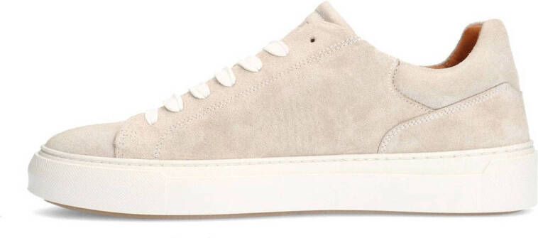 Manfield suède sneakers beige