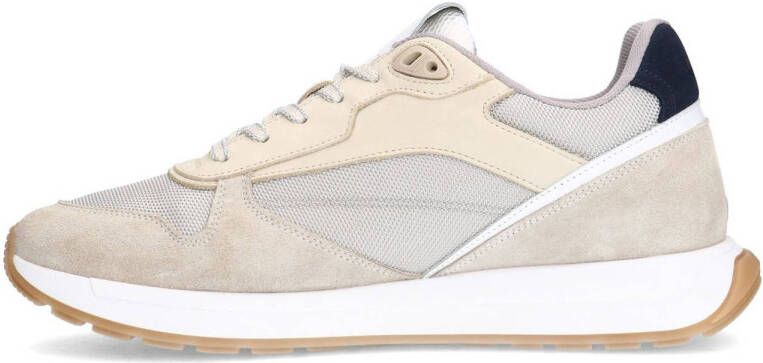 Manfield suède sneakers beige