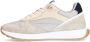 Manfield Heren Beige leren sneakers - Thumbnail 4