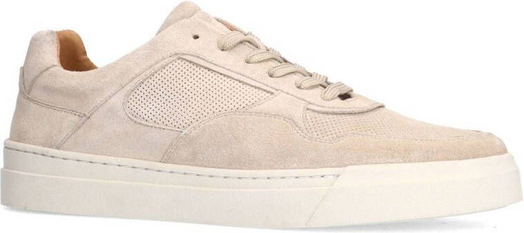 Manfield suède sneakers beige