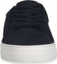 Manfield suède sneakers donkerblauw - Thumbnail 4