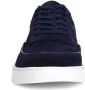 Manfield suède sneakers donkerblauw - Thumbnail 4