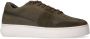 Manfield Heren Groene nubuck sneakers met suède details - Thumbnail 5