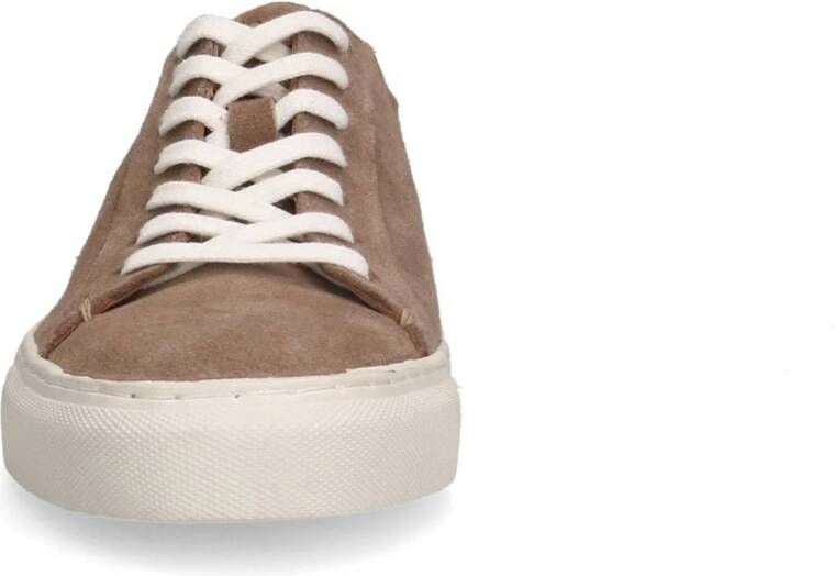 Manfield suède sneakers taupe