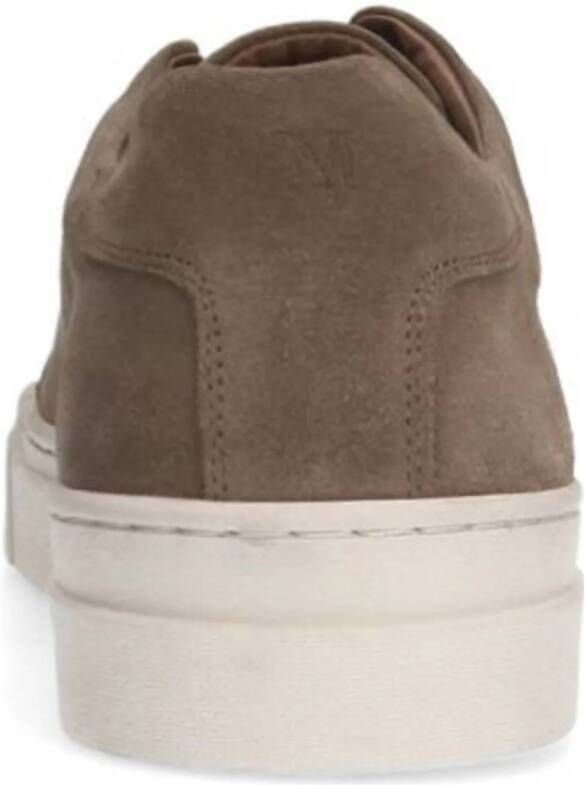 Manfield suède sneakers taupe