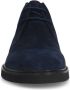 Manfield suède veterboots donkerblauw - Thumbnail 4