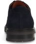 Manfield suède veterschoenen donkerblauw - Thumbnail 4