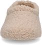 Manfield Dames Beige teddy pantoffels - Thumbnail 3