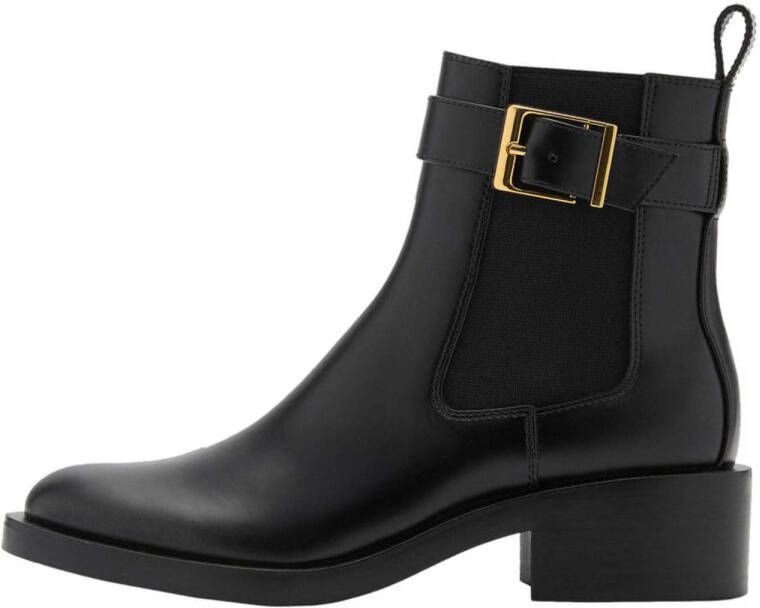 Mango chelsea boots zwart