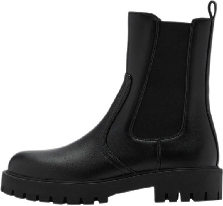 Mango chelsea boots zwart