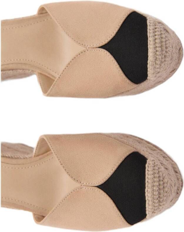 Mango espadrilles beige zwart