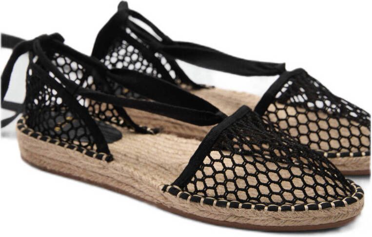 Mango espadrilles zwart