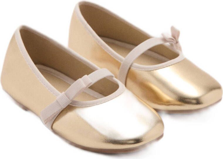 Mango Kids ballerina's goud