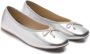 Mango Kids ballerina's zilver Meisjes Imitatieleer Effen 32 - Thumbnail 4