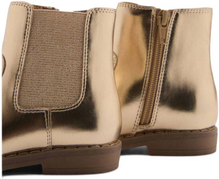 Mango Kids chelsea boots goud