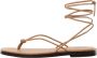 Mango Kids leren sandalen bruin Jongens Leer Effen 35 - Thumbnail 4