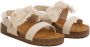 Mango Kids sandalen beige Meisjes Canvas 27 | Sandaal van - Thumbnail 3