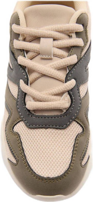 Mango Kids sneakers beige kaki