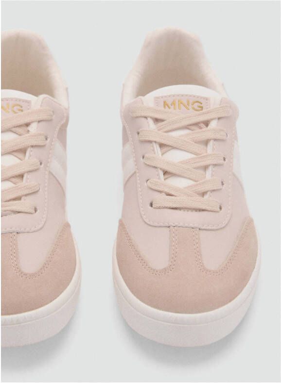 Mango Kids sneakers lichtroze