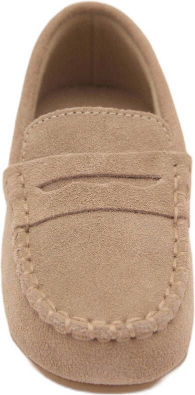 Mango Kids suède mocassins camel