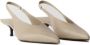 Mango leren slingback pumps beige - Thumbnail 3