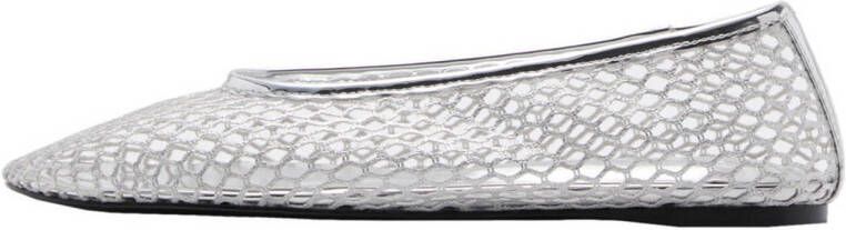 Mango loafers zilver