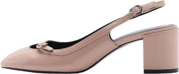 Mango slingback pumps beigeroze