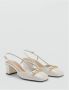 Mango slingback pumps ecru - Thumbnail 2