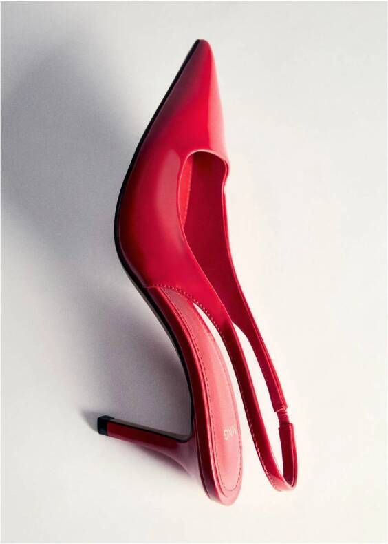 Mango slingback pumps rood