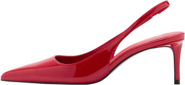 Mango slingback pumps rood