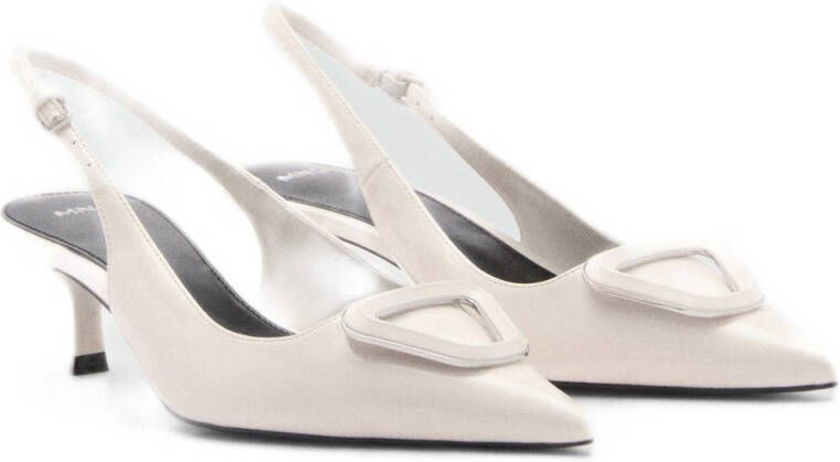 Mango slingback pumps wit