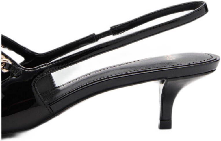 Mango slingback pumps zwart