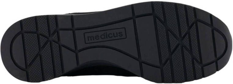 Medicus comfort leren sneakers zwart