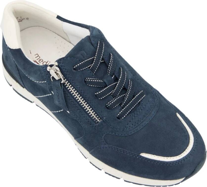 Medicus leren sneakers blauw