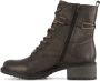 Medicus leren veterboots kaki - Thumbnail 3