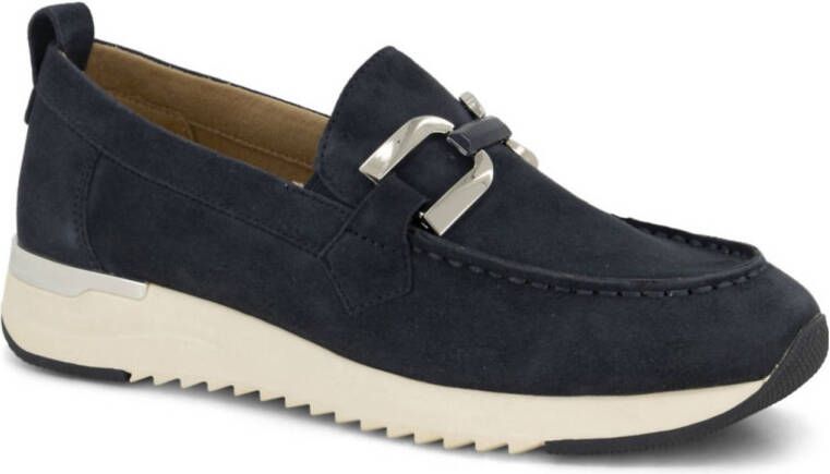 Medicus nubuck instappers donkerblauw