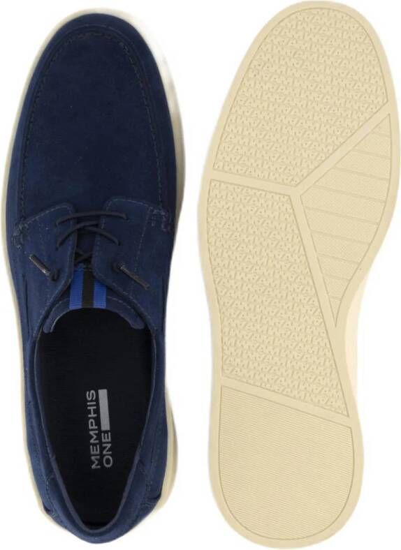 Memphis One bootschoenen donkerblauw