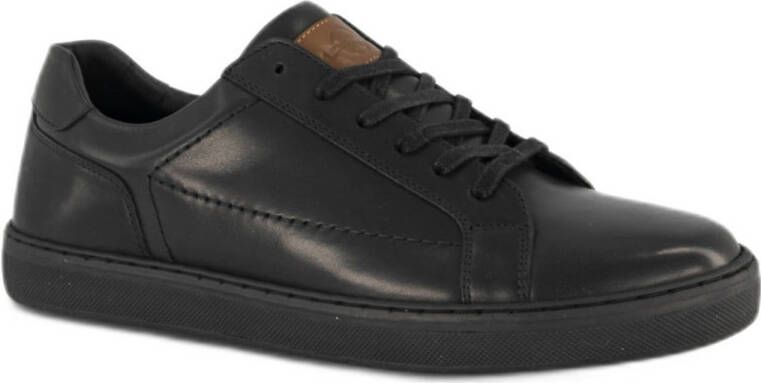 Memphis One leren sneakers zwart