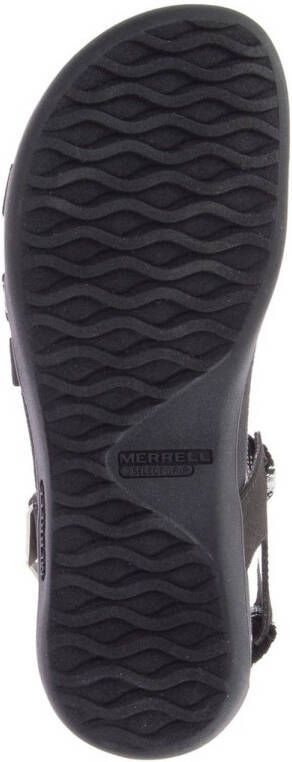 Merrell District Mendi sandalen zwart wit grijs