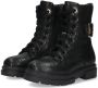 Mexx Zoe zara Veterboots zwart Leer - Thumbnail 4