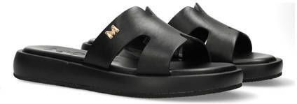 Mexx Lotus slippers zwart