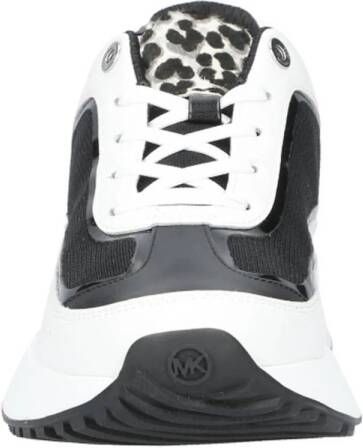 Michael Kors Ari chunky leren sneakers wit zwart