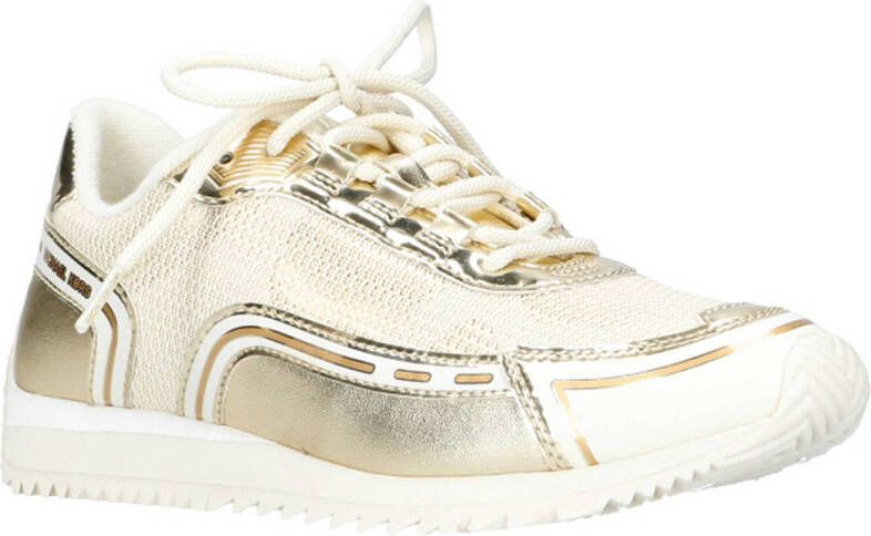 MICHAEL KORS Lage Sneakers Dames Byrdie Trainer Maat: 40 5 Materiaal: Leatherlook Kleur: Goud - Foto 3