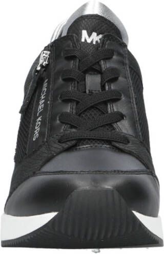 Michael Kors Darby Wedge Trainer leren sneakers zwart