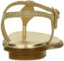 MICHAEL KORS Dames Mallory Thong Maat: 40 Materiaal: Leer Kleur: Goud - Thumbnail 10