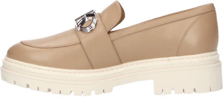 Michael Kors PARKER chunky leren loafers camel